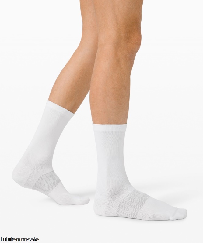 Lululemon Deutschland DELULU889 | Lululemon Deutschland White Power Stride Crew Socke